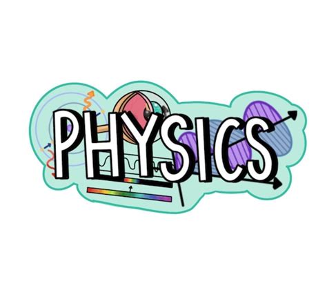 Physics Sticker Physics Major Science Sticker STEM College Etsy