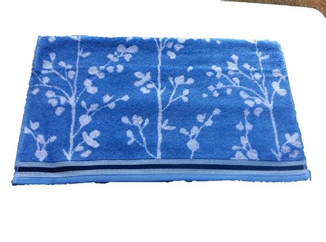 Ozdilek Lore Turkish Cotton Hand Towel Blue
