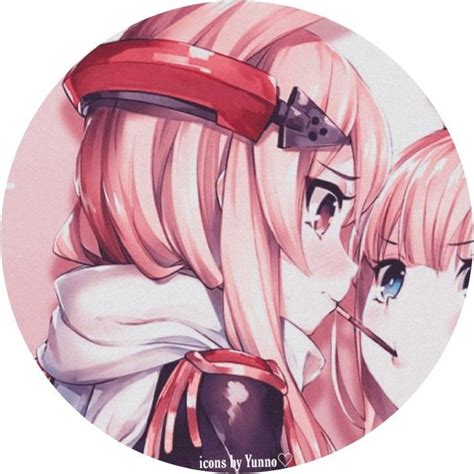 Aesthetic Couple Yuri Anime Matching Icons Fotodtp