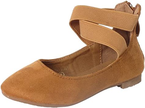 Womens Classic Ballerina Flats With Elastic Crossing Ankle Straps Ballet Flat Yoga