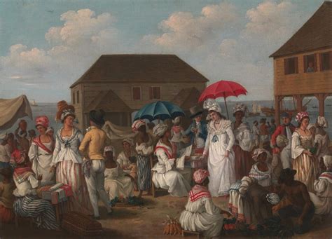 Agostino Brunias Linen Day Roseau Dominica A Market Scene Ca 1780