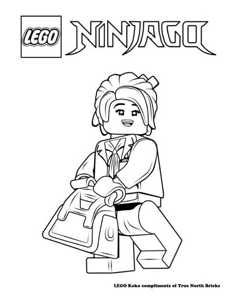 Zullen de goeden of de slechten. Coloring Page - Koko | Lego coloring pages, Ninjago ...