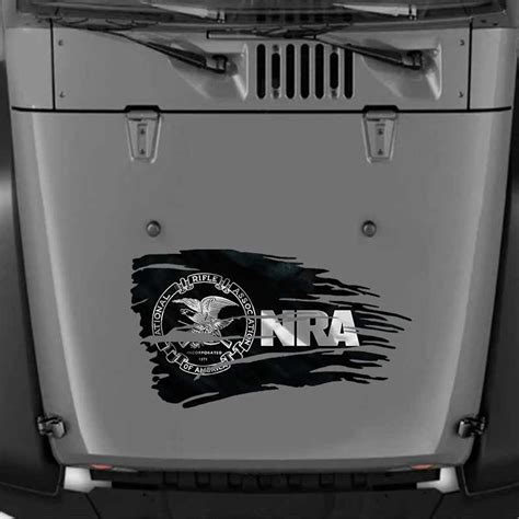 National Rifle Association Nra Distressed Flag Decal
