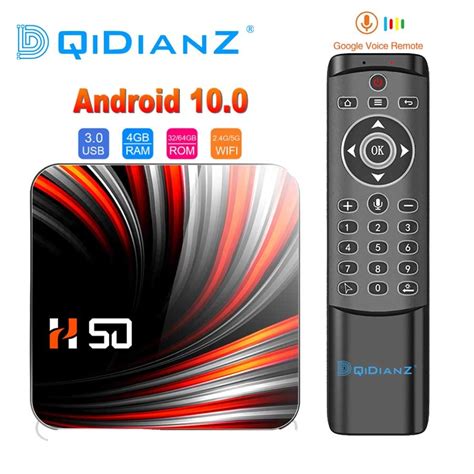 H50 Tv Box Android 10 4gb 32gb 64gb 4k Hd Media Player Smart Tv Box