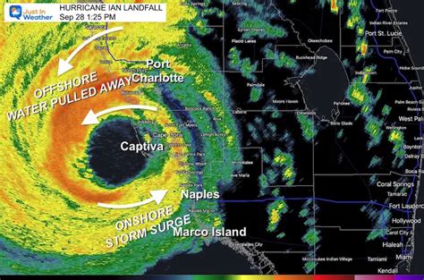 Hurricane Ian Made Landfall On Captiva Florida Doppler Radar And