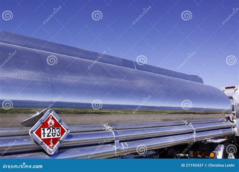 Silver Semi Trailer Truck Stock Image Image Of Surface 27192437
