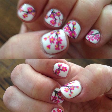 Cherry Blossom Nails Cherry Blossom Nails Nails Nail Art
