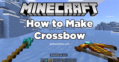 How To Make Crossbow In Minecraft