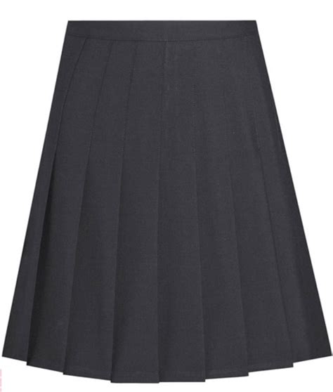 Senior Black Pleated School Skirt Gogna Schoolwear And Sports