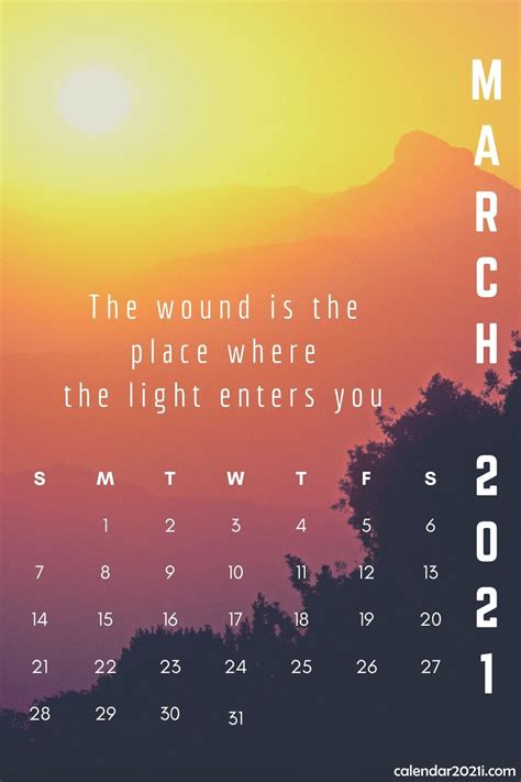 Blank printable april 2021 calendar templates in pdf and jpg format. Inspiring 2021 Calendar Monthly Quotes | Calendar 2021