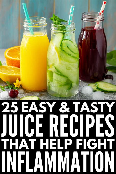 Anti Inflammatory Juice Cleanse 25 Juices To Reduce Inflammation