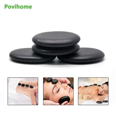 8pcs New Spa Rock Basalt Stone Beauty Stones Massage Therapy Lava