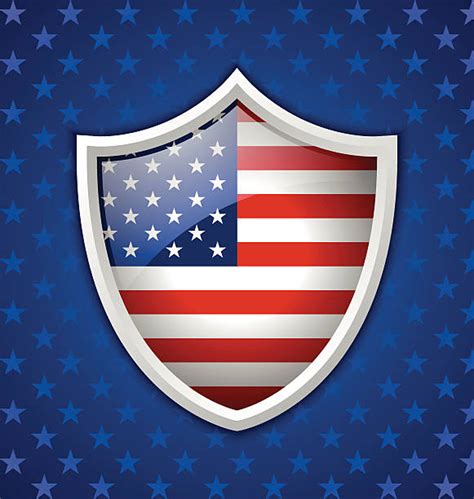 American Flag Shield Illustrations Royalty Free Vector Graphics And Clip