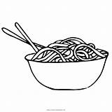 Coloring Noodles Eat Template sketch template
