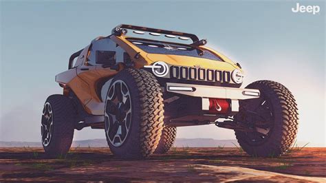 Jeep Rendering Looks Like A Next Level Wrangler Probably Electric As