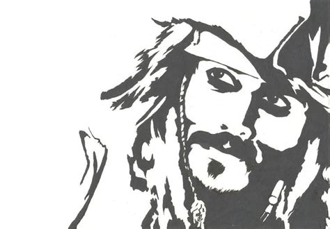 Jack Sparrow Stencil By Maxfct On Deviantart
