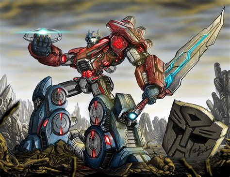 Transformers Fall Of Cybertron Fan Art By Partin