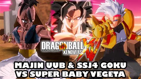 Majin Uub Majuub SSJ4 Goku Vs Super Baby Vegeta Dragon Ball