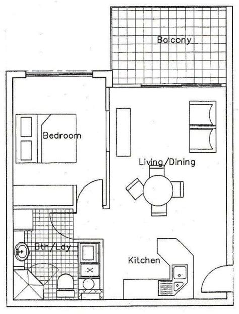 Apartments 1 Bedroom Floor Plan Palm Cove Tropic Boutique Accommodation