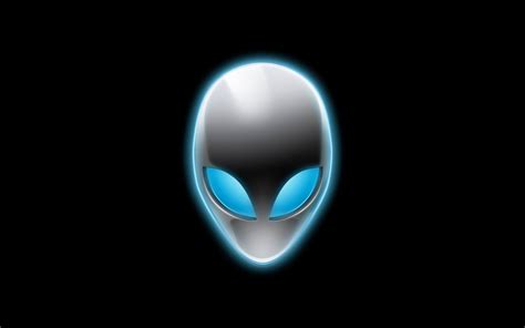 Alienware Logo Logo Alien Black Background Alienware The Head Of The