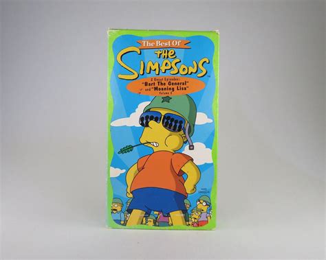 The Simpsons Vhs Tape The Best Of The Simpsons Volume Etsy Uk