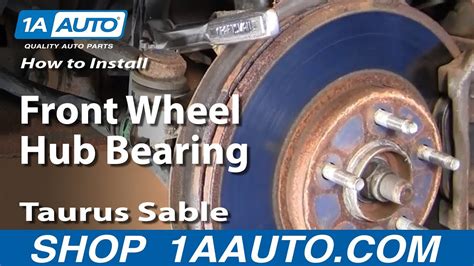 How To Replace Wheel Bearing Hub 1996 2007 Ford Taurus Part 1 1a Auto