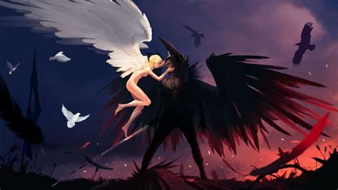 16 Anime Angel And Demon Wallpaper Tachi Wallpaper