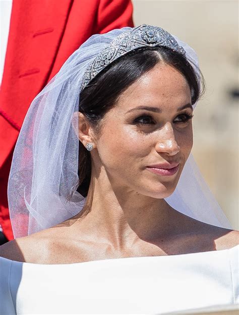 Meghan Markles Royal Wedding Messy Bun 2018 Popsugar Beauty Photo 6