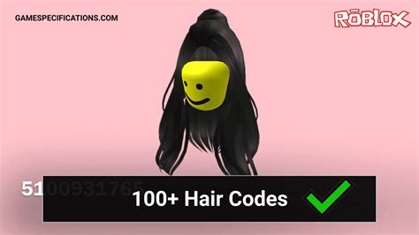 Roblox Hair Id Codes / Hair Codes For Roblox - 10 black roblox hair id codes part 2 | bvbylou.