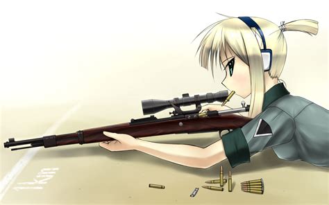Gambar Wallpaper Anime Sniper Pebisnis Pulsa Kuota