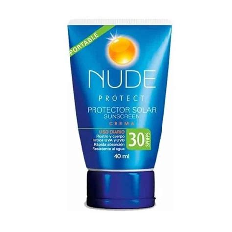 Nude Protector Solar Cara Cuerpo