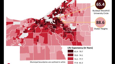 Where Do People Have The Longest Life Expectancy In Ohio