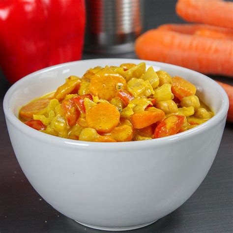 Kichererbsen - Curry Leckeres Low Carb Rezept aus einem Topf