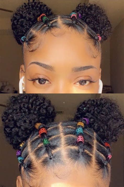 Rubber Band Styles For Natural Hair