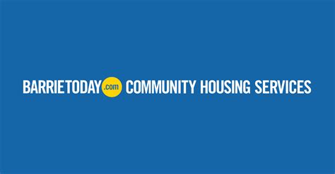 barrie community housing services barrie news