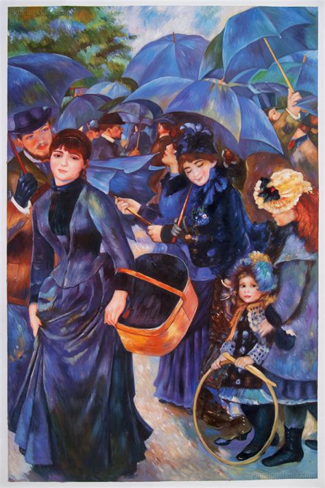 Umbrellas Pierre Auguste Renoir Paintings