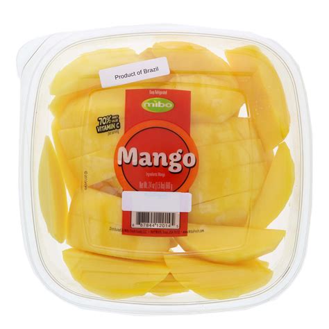 Fresh Sliced Mango Shop Fruit At H E B