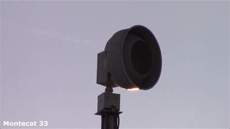 Federal Signal 508 Siren Test Alert And Attack Racine Wi Youtube
