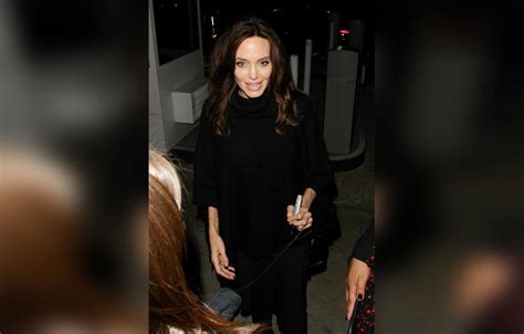 Angelina Jolie Meets Fans Despite Her Insomnia Battle