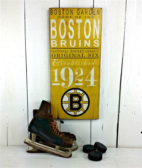Items Similar To 2 Sizes Boston Bruins Hockey Original 6 Distressed