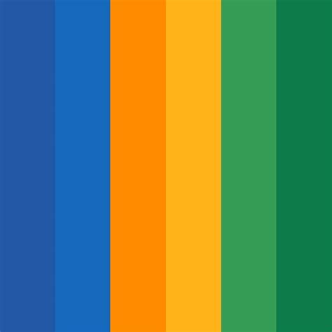 Blue Orange Green Color Palette Green Colour Palette Color Psychology Green Color Pallete