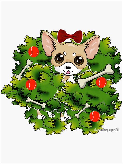 Funny Chihuahua Christmas T Shirt Chihuahua Christmas Ts Sticker