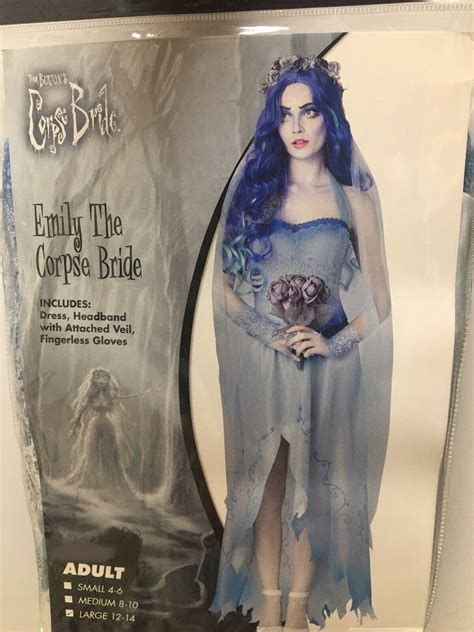 Emily The Corpse Bride Women S Large Adult Halloween Costume Ebay