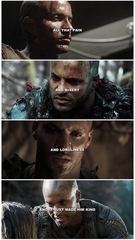 List of top 100 famous quotes and sayings about meet again to read and share with friends on your facebook, twitter, blogs. Lincoln || The 100 || Ricky Whittle | The 100 clexa, The 100 show, Lincoln the 100