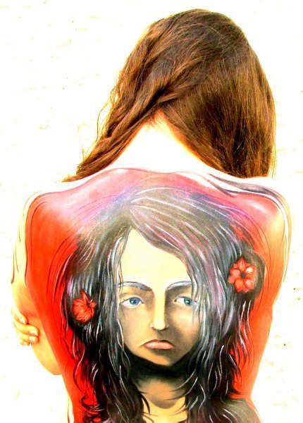 Body Painting By Tamar Almog Halachmi Body Painting Movie Posters Bodypainting Body Paint