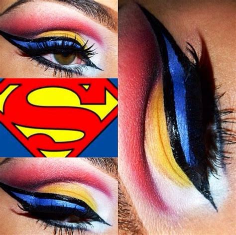 Superman Inspired Makeup Superhero Makeup Supergirl Makeup