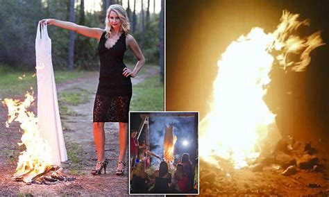 Women Are Burning Their Wedding Dresses To Move On After Divorce