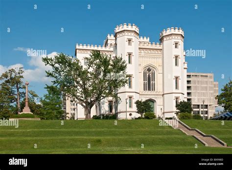 Old State Capitol Gothic Revival Castle Built 1847 Stock Photo Alamy