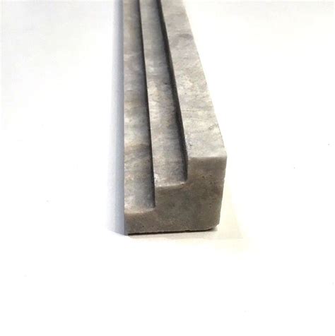 See more ideas about crown molding, chair rails are often talked about but what about the plate rail? 1x12 Silver Travertine Chair Rail Tri-Step Ogee Profile ...