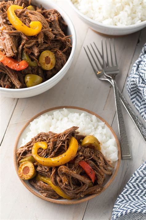 Slow Cooker Ropa Vieja Cuban Beef Video A Spicy Perspective